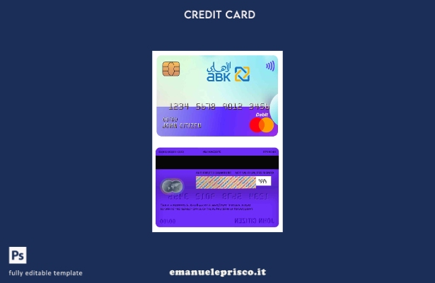 modello mastercard stile verificato Egitto Al Ahli Bank of Kuwait